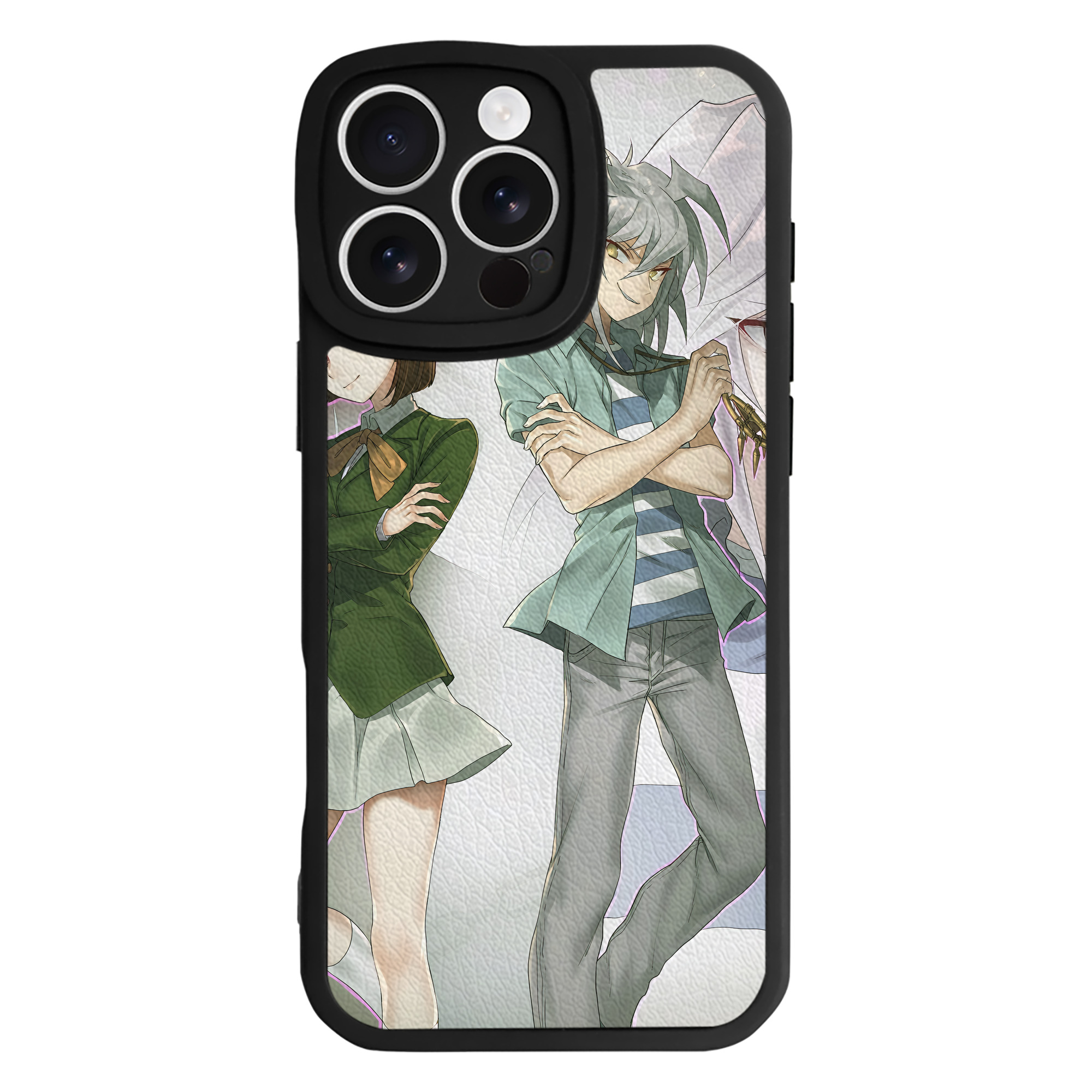 （画像用） 遊☆戯☆王 Yu-Gi-Oh! 【iPhone 16シリーズ対応】シリコンスマホケース（レザー調） 材質：シリコン